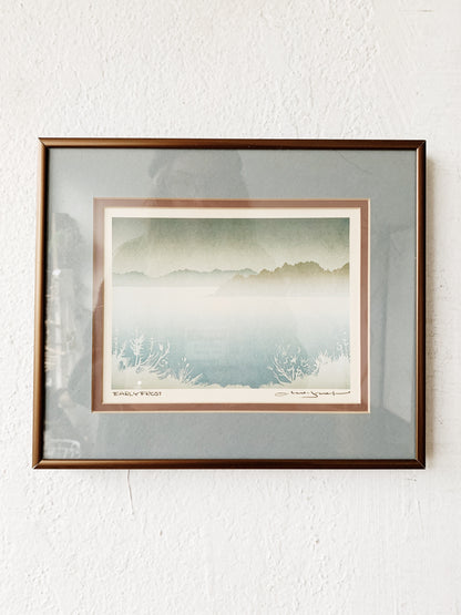 Early Frost Vintage Serigraph