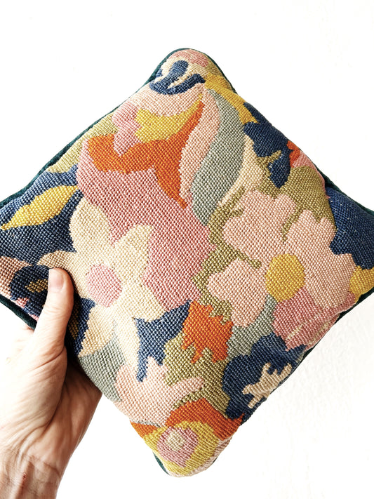 Vintage Needlepoint Tapestry Cushion