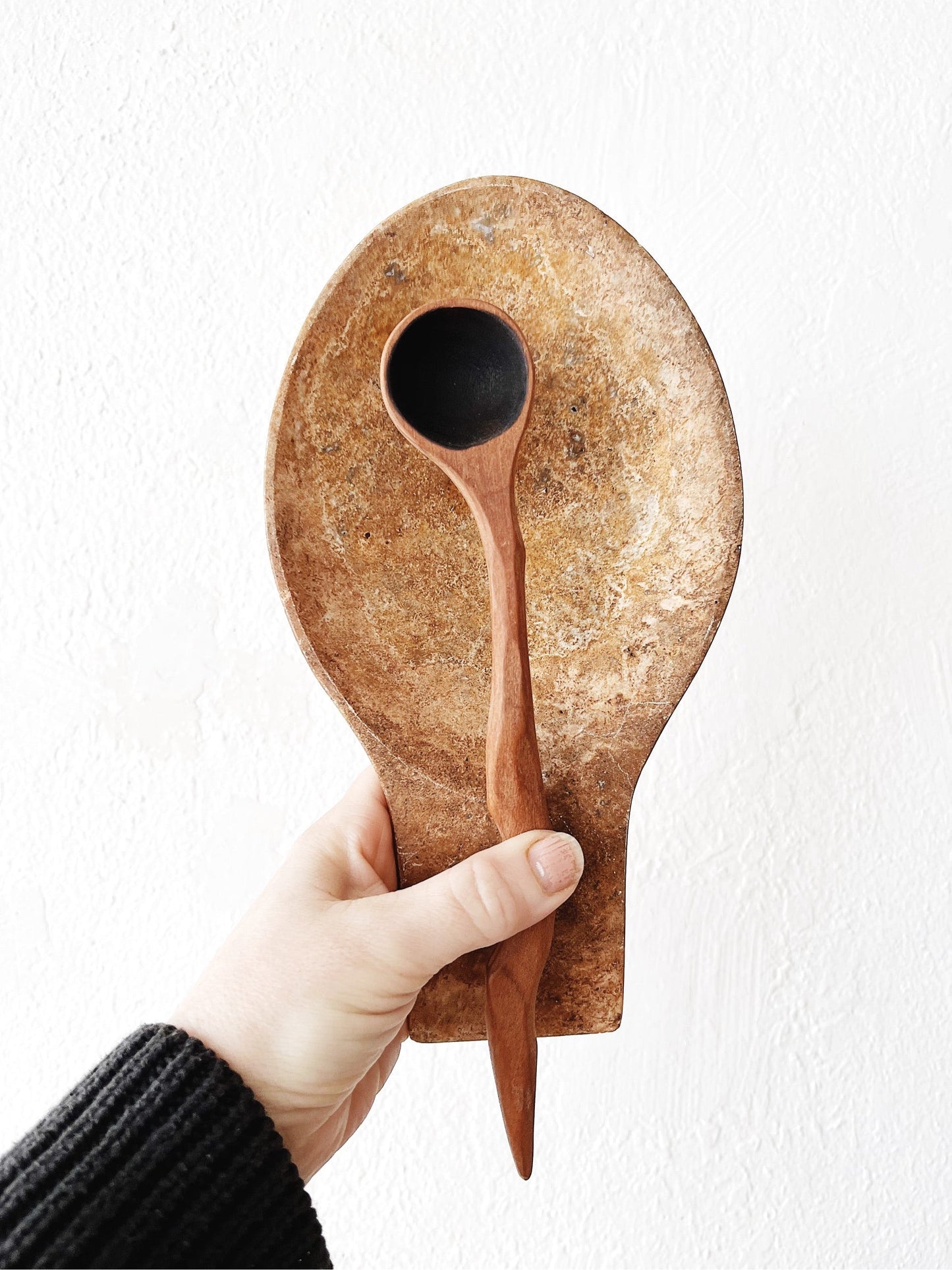 Vintage Stone Dish or Spoon Rest