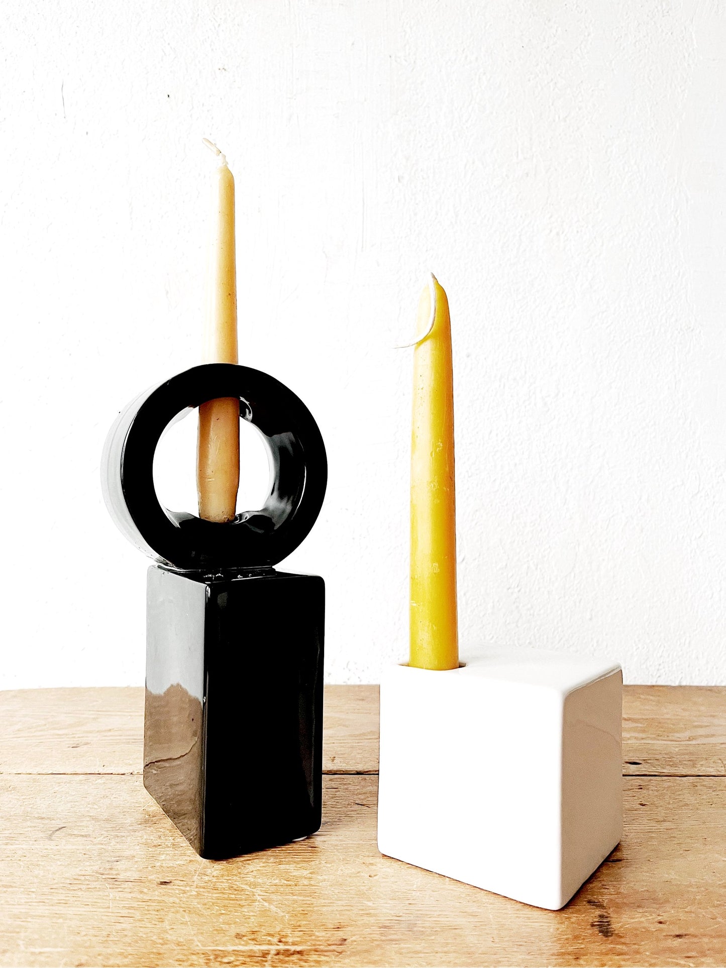 Vintage Post Modern Ceramic Candle Holder