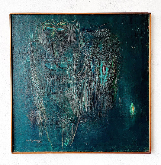 Vintage Original Figural Painting