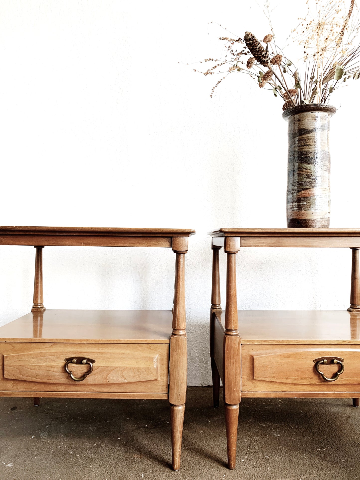 Heywood Wakefield Vintage Solid Maple  End Table