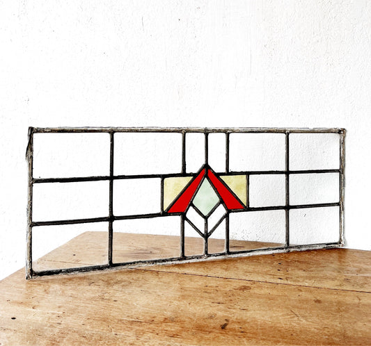 Vintage Stained Glass Panel