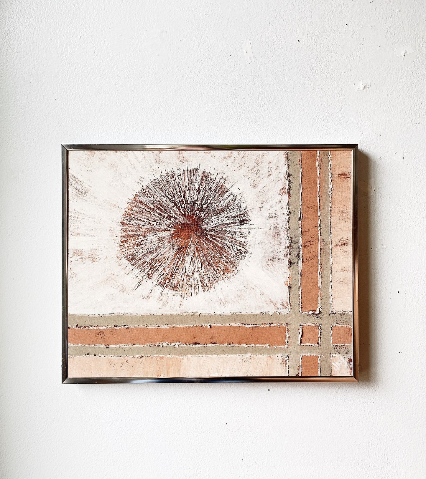 Vintage Abstract Oil Painting