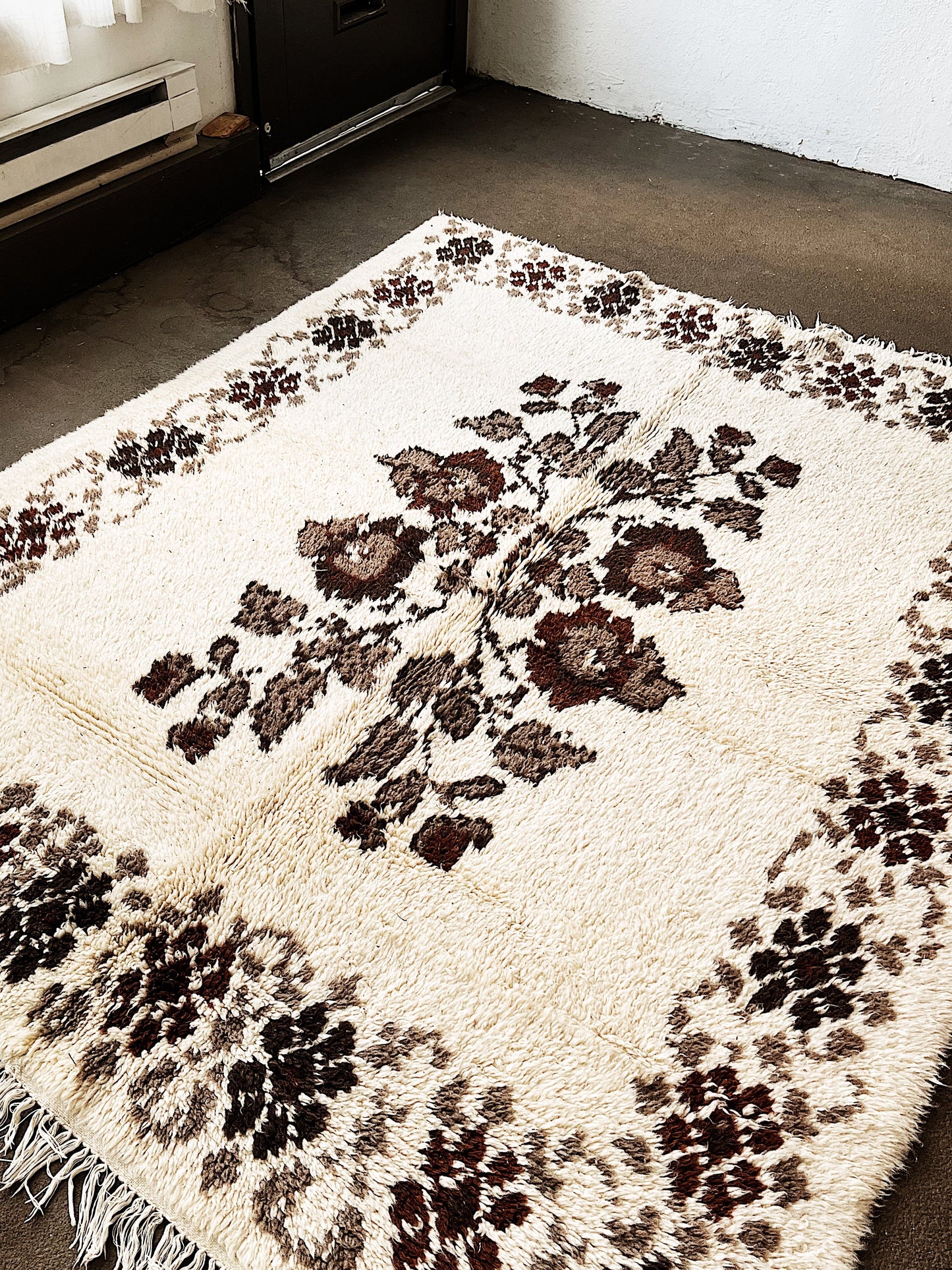 Vintage Turkish Tulu Rug