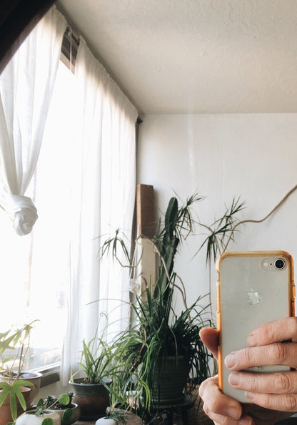 Large Vintage Oval Mirror