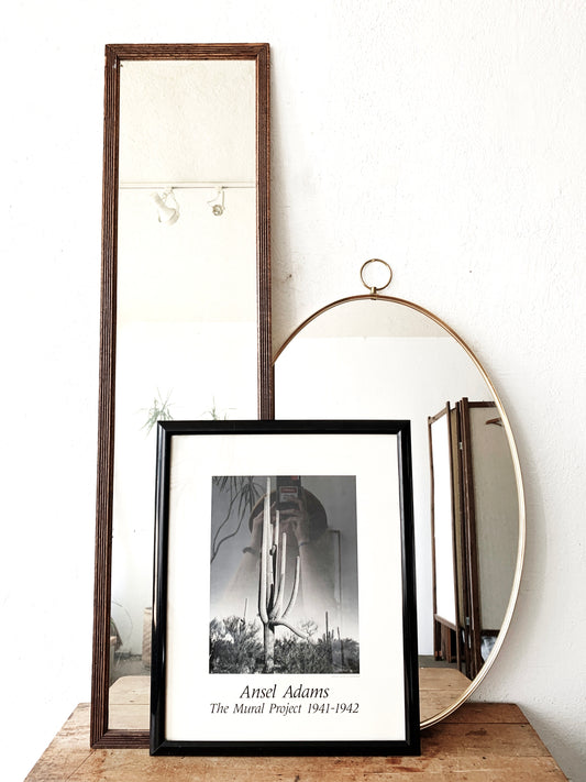Vintage Oval Or Dressing Mirror