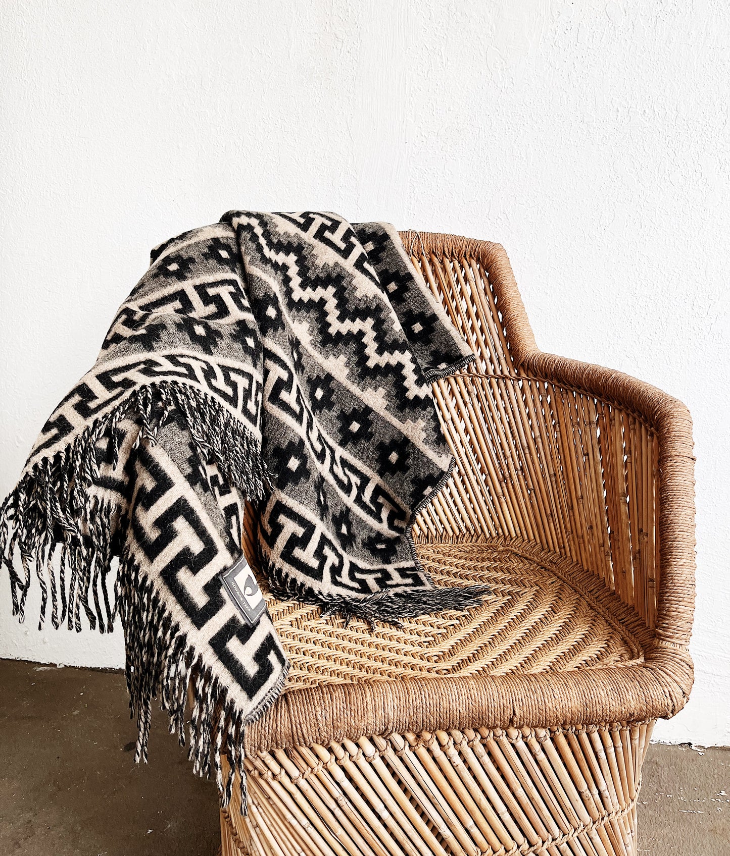 Vintage Alpaca Blanket