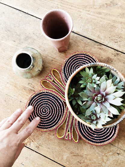 Vintage Straw Trivet