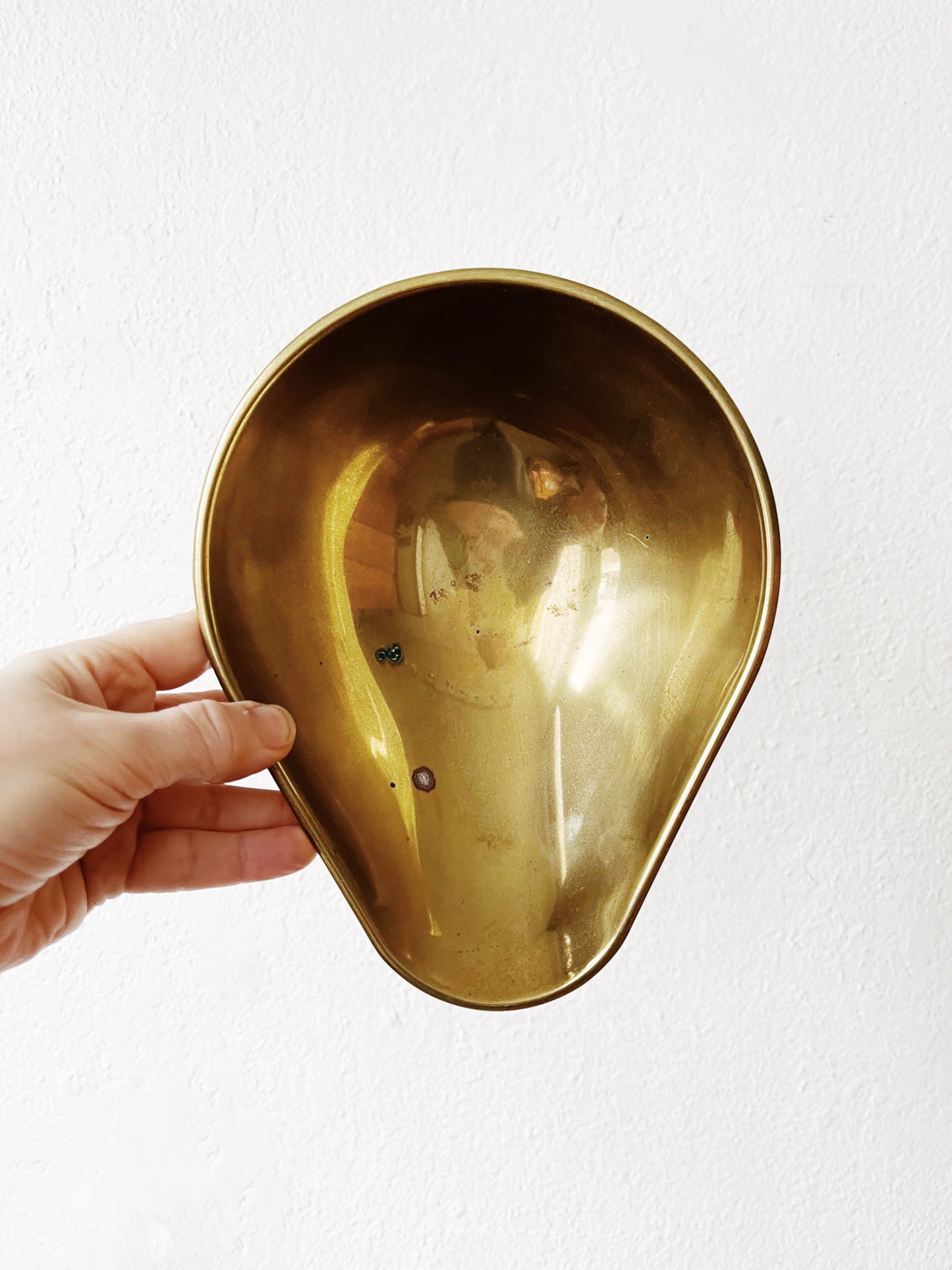 Vintage Liquid Brass Dish