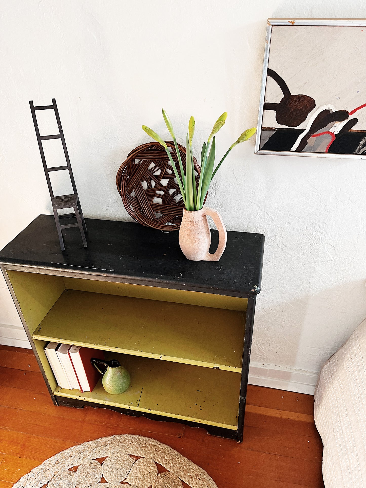 Vintage Painted Shelf