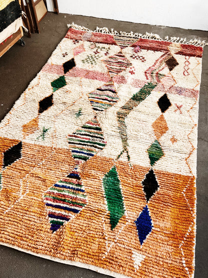 Vintage Moroccan Boujda Rug