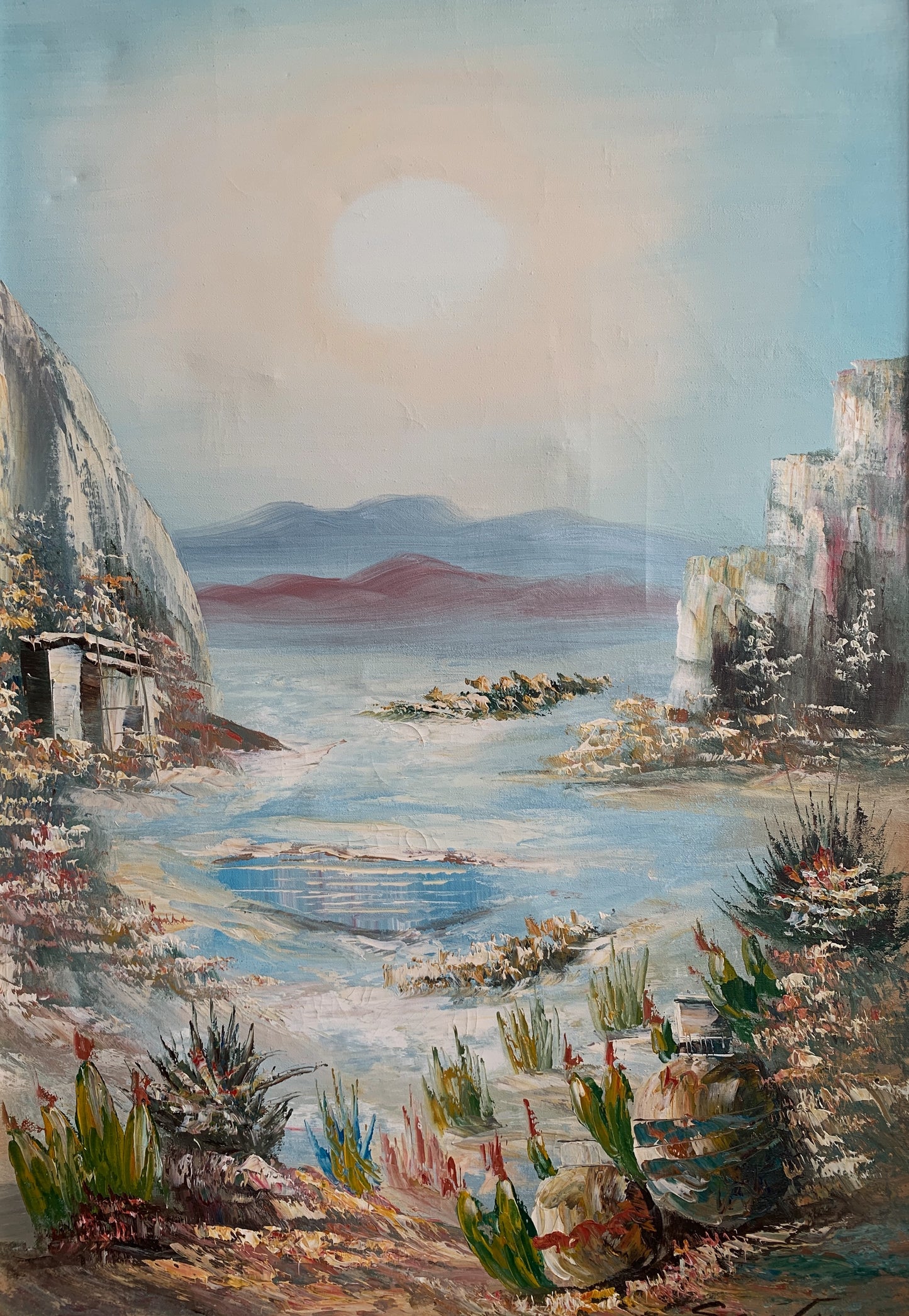 Large Vintage Original Painting