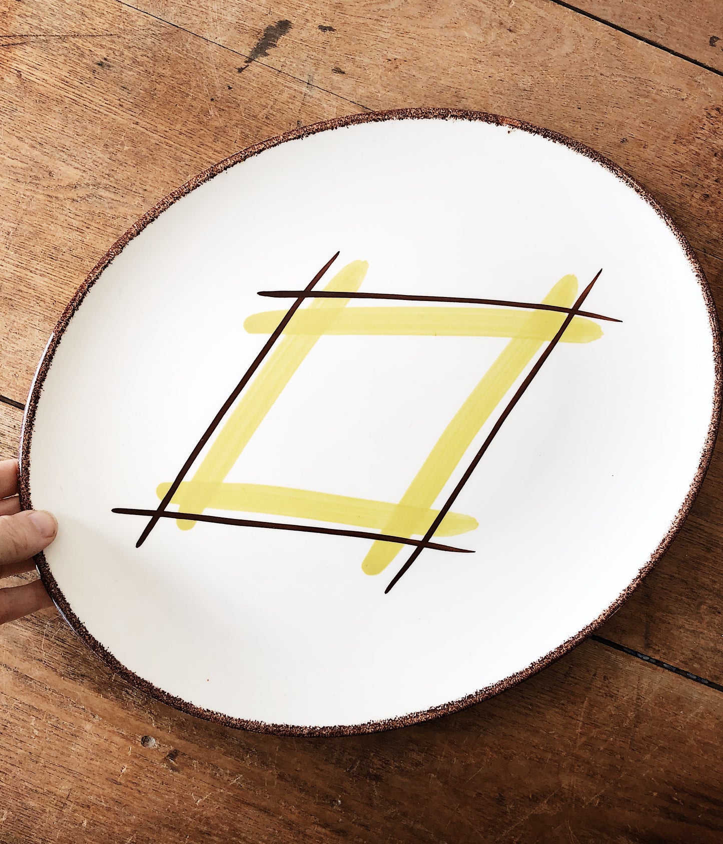 Large Vintage Ceramic Platter