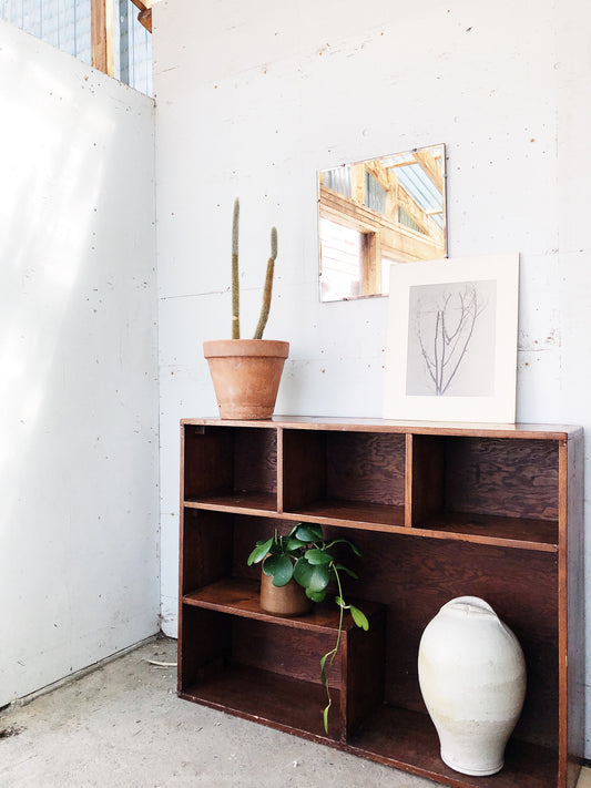 Vintage Handmade Book Shelf