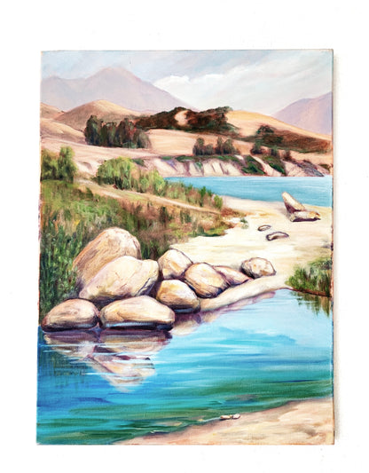 Vintage Original Landscape Painting