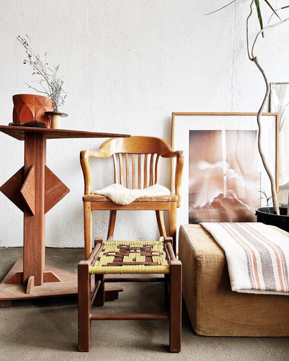 Vintage Woven Tablecloth