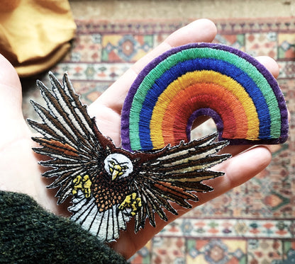 Vintage Embroidered Iron On Patch