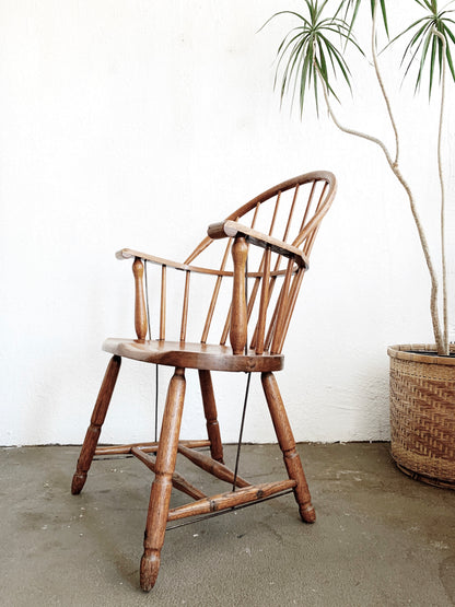Vintage Oak Windsor Arm Chair