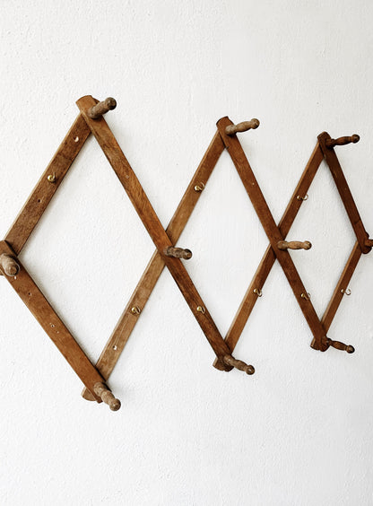 Extra Large Wood Accordion Rack