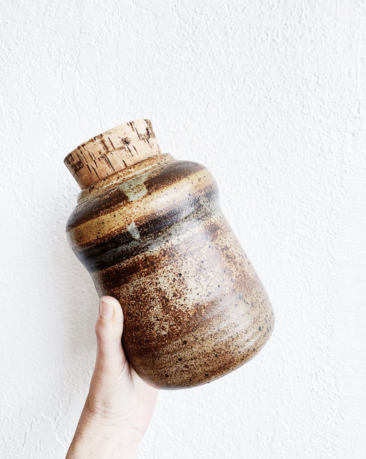 Handmade Ceramic Storage Jar