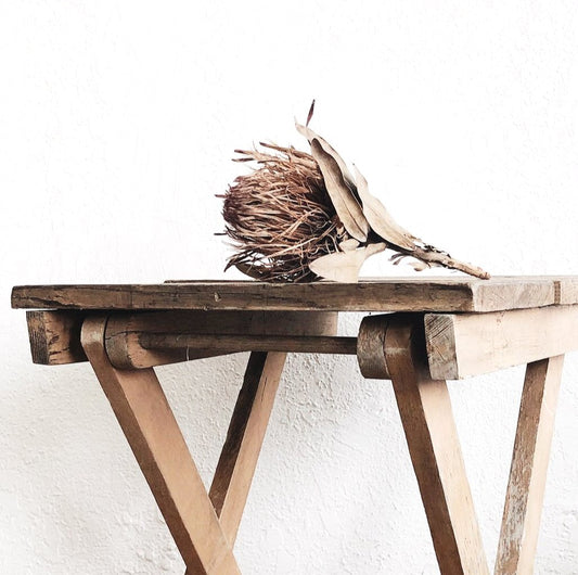 Vintage Rustic Folding Camp Table