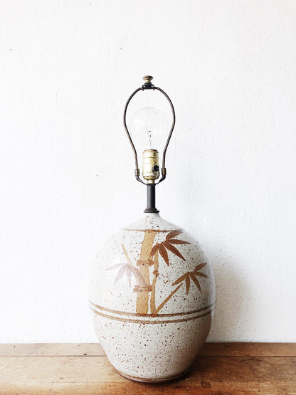 Vintage Pottery Lamp