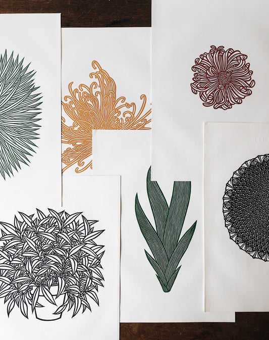 Vintage Czechoslovakian Wood Cut