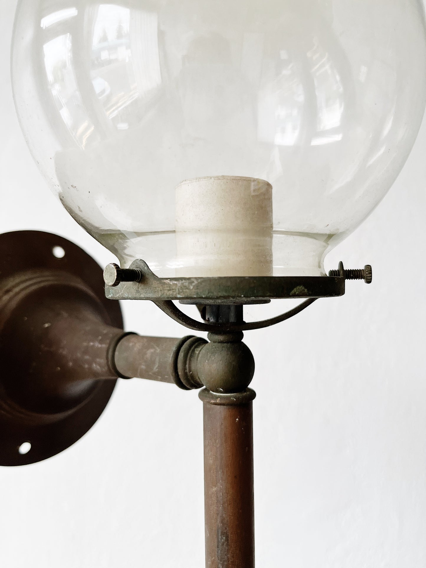 Vintage Blown Glass Sconce