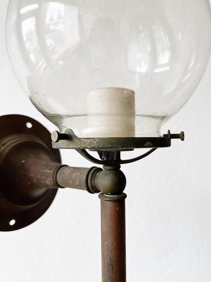 Vintage Blown Glass Sconce