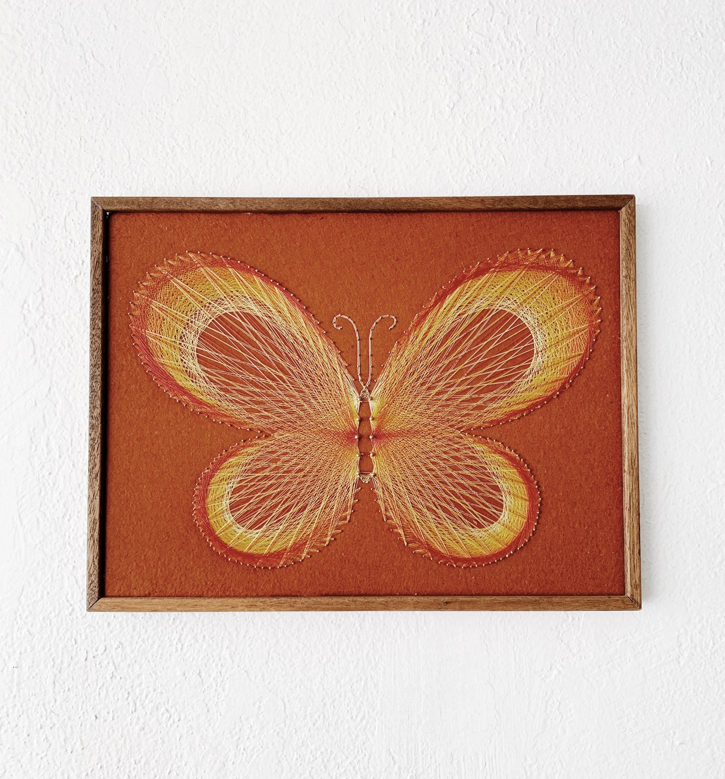 Vintage Butterfly String Art