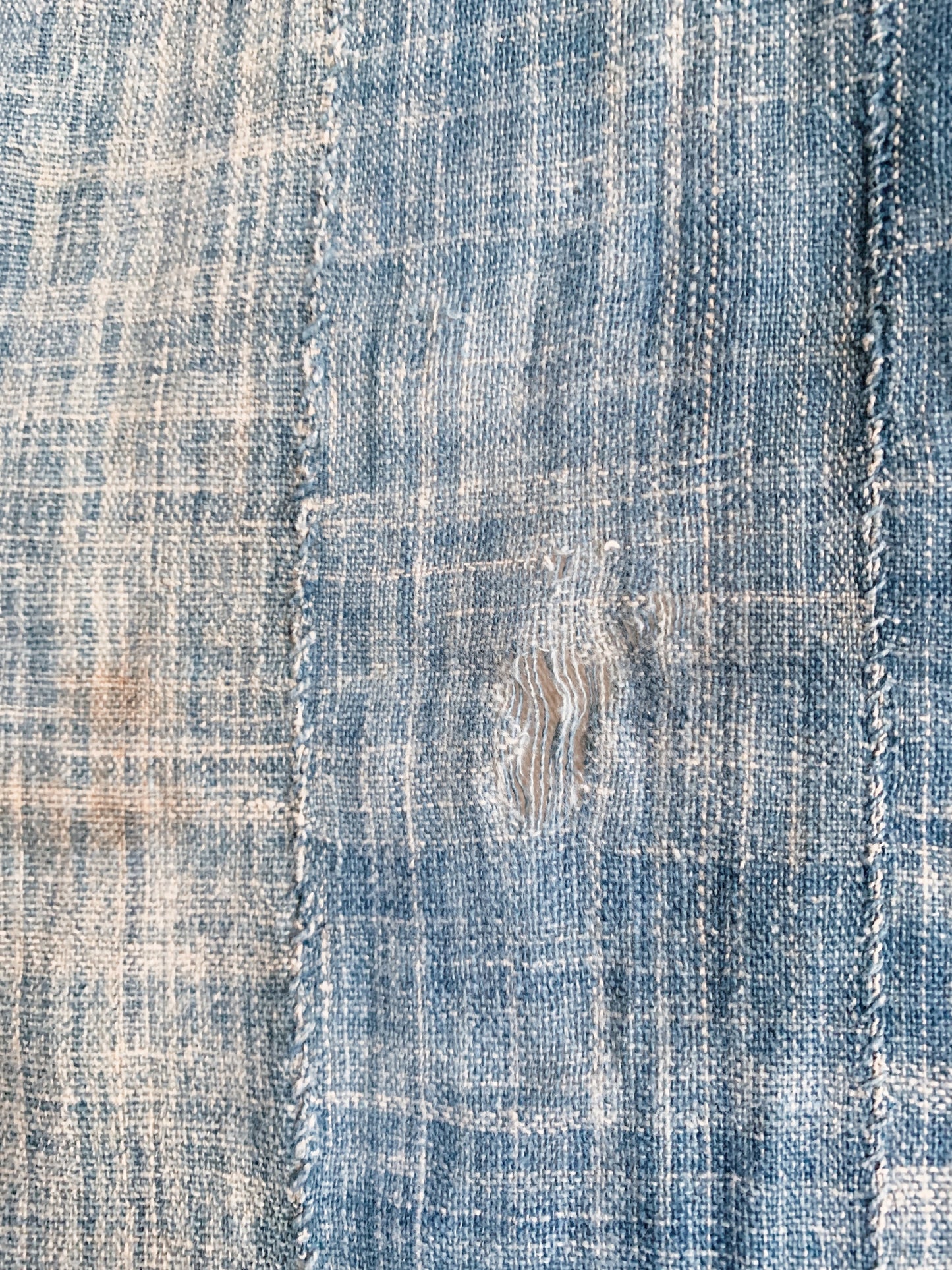 Vintage Indigo Mud Cloth