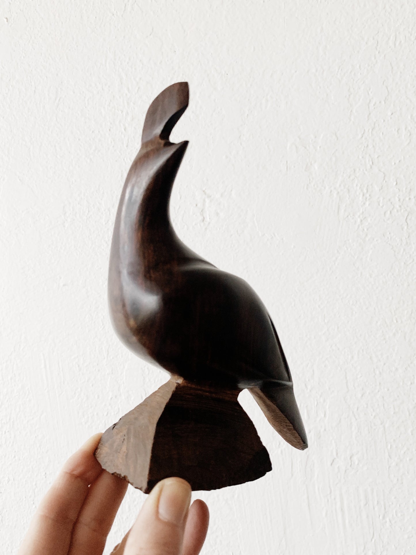 Carved Ironwood Quail