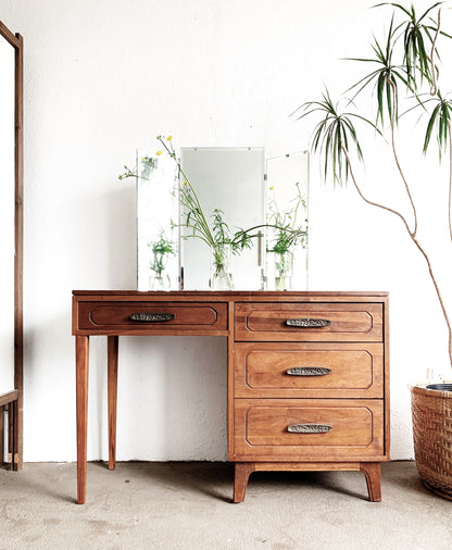 Mid Century Wood Desk