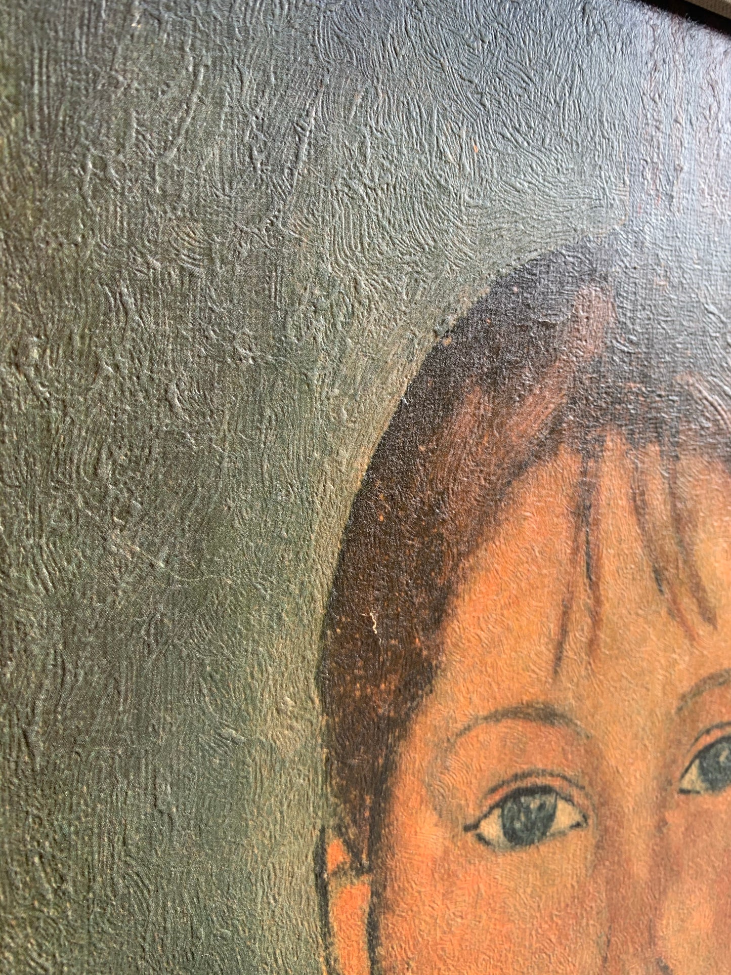 Vintage Framed Modigliani Canvas Print