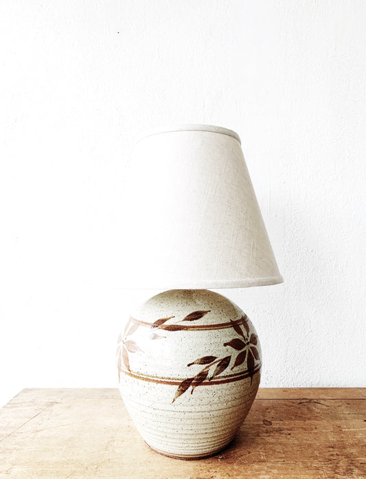 Vintage Pottery Lamp