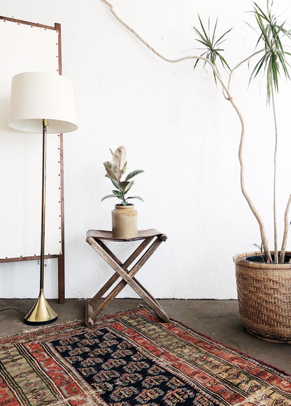 Mid Century Laurel Style Brass Tulip Lamp