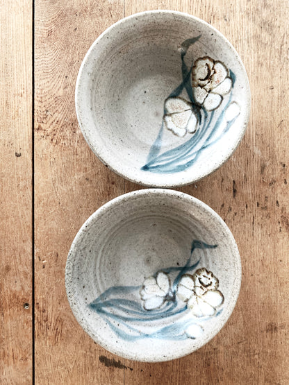 Vintage Handmade Stoneware Bowls