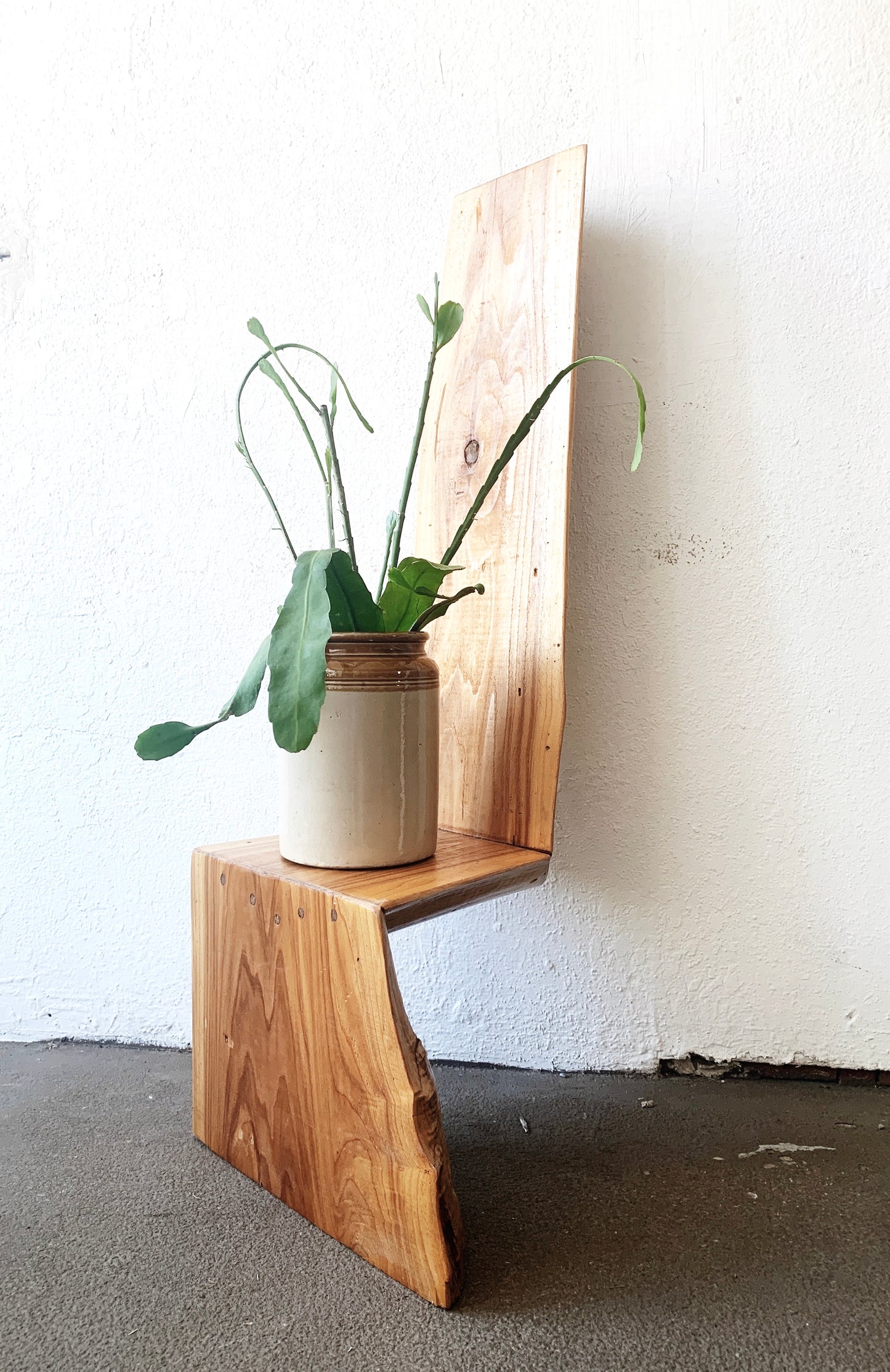 Handmade Live Edge Tall Stool