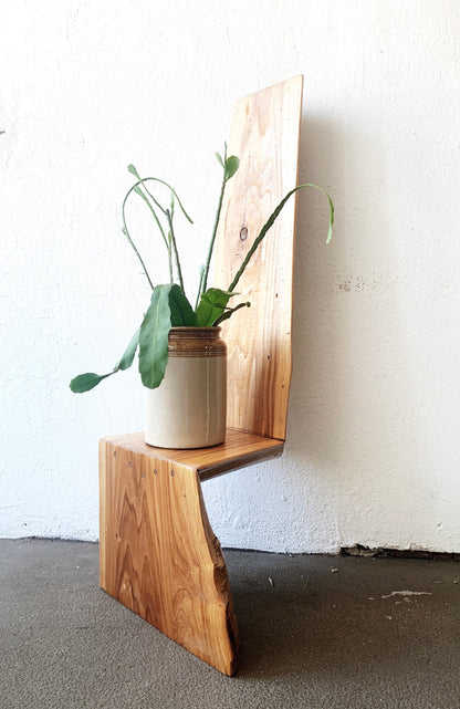 Handmade Live Edge Tall Stool