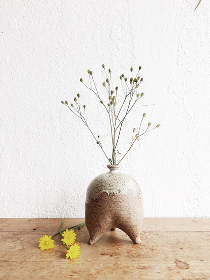 Vintage Handmade Footed Weed Pot