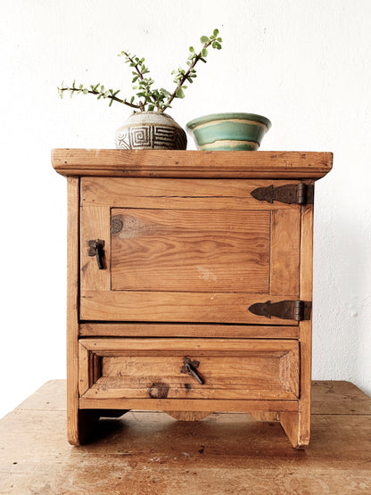 Vintage Mexican Pine Cupboard