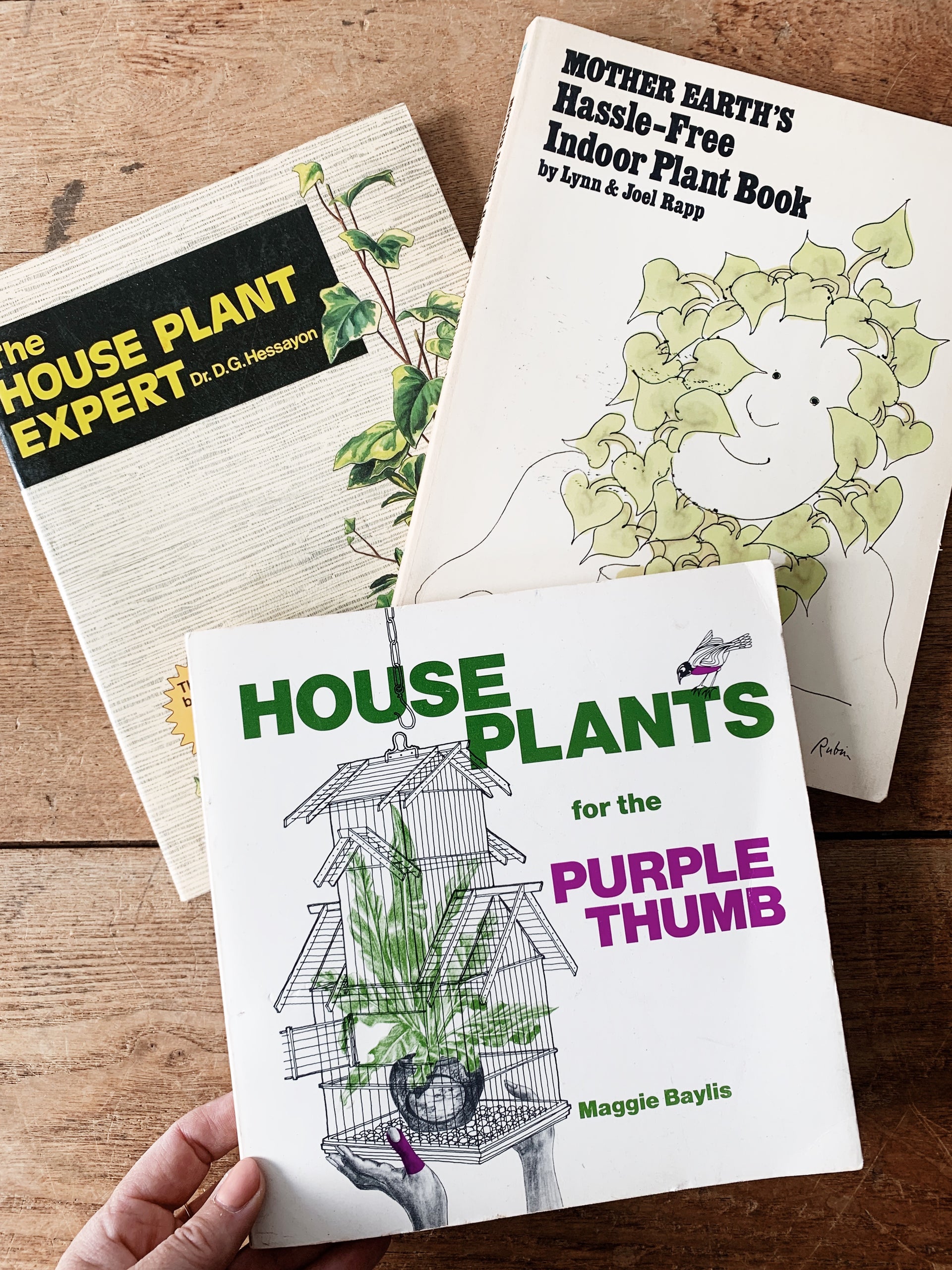 mother earth's hassle free indoor plant book Vintage Plant Care Book