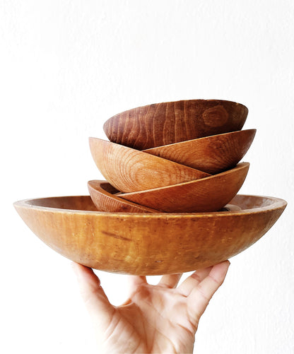 Primitive Wood Salad Set