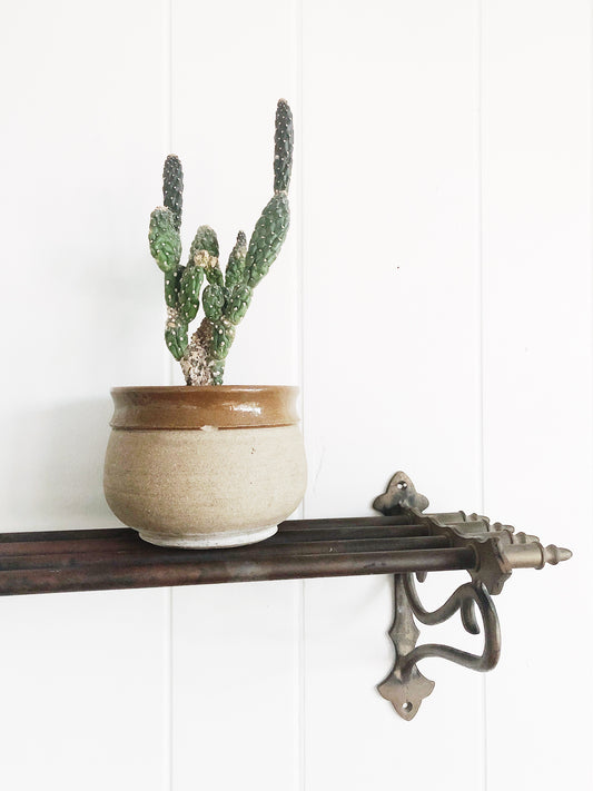 Antique Brass Train Car Shelf