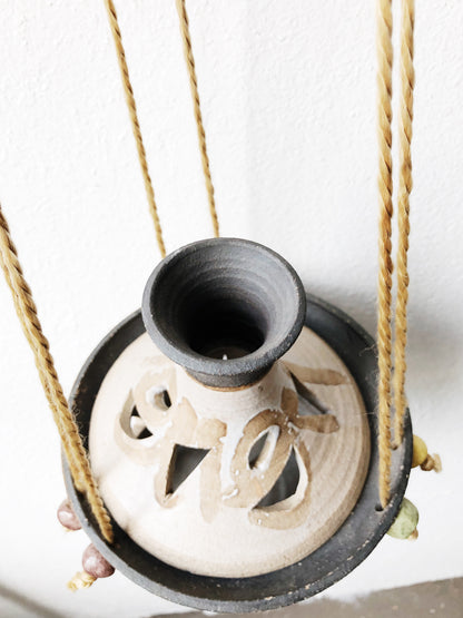 Vintage Stoneware Lantern