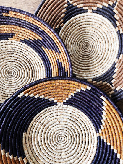 African Coiled Basket