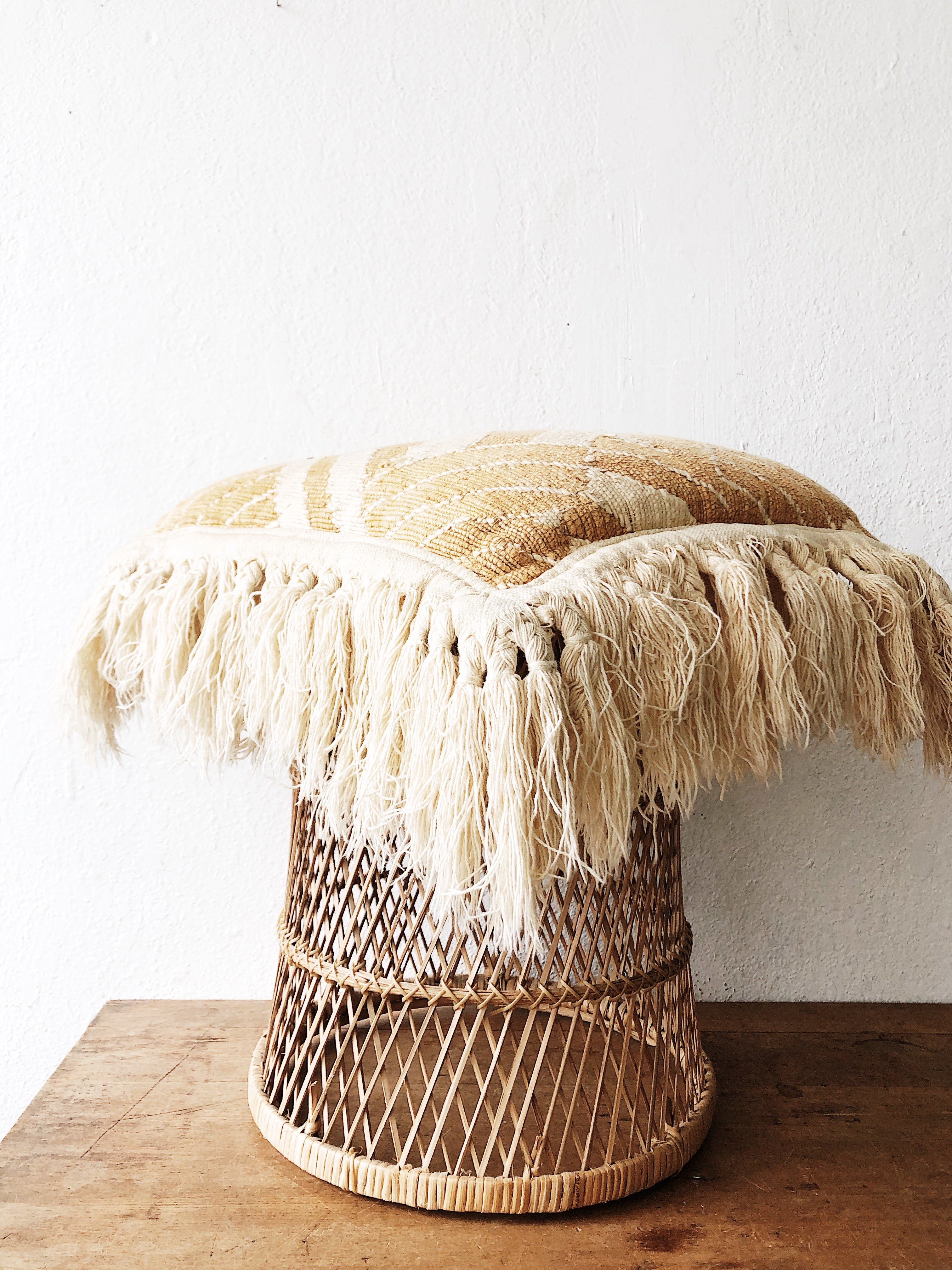 Vintage Indian Cotton Cushion