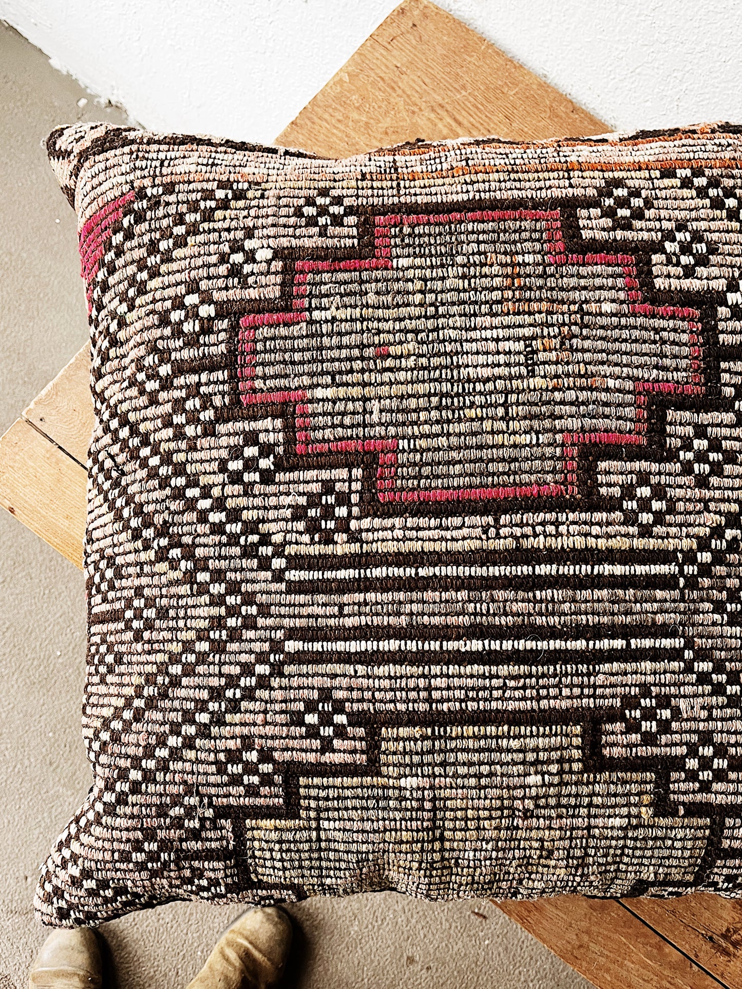 Vintage Kilim Floor Cushion