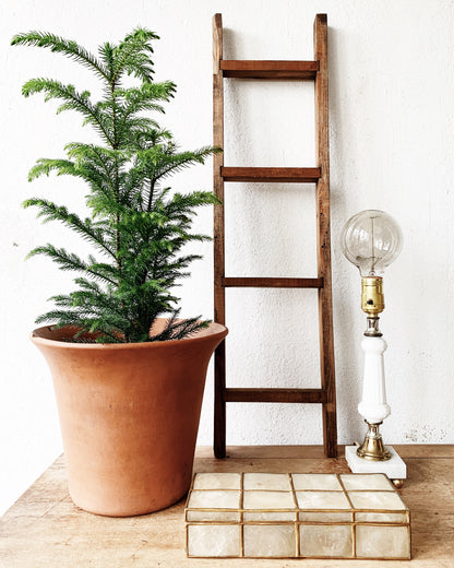 Vintage Marble and Milk Glass Lamp